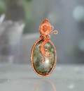 Custom Wire Wrapped Labradorite Crystal Necklace The Vibez Shop