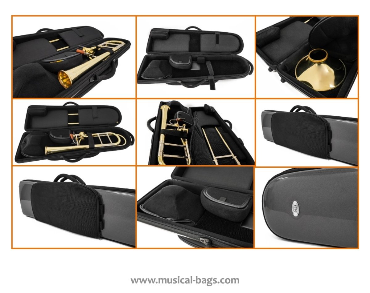 BAGS of Spain - Detachable Bell Tenor Trombone Flight Case (Special Order) Houghton Horns