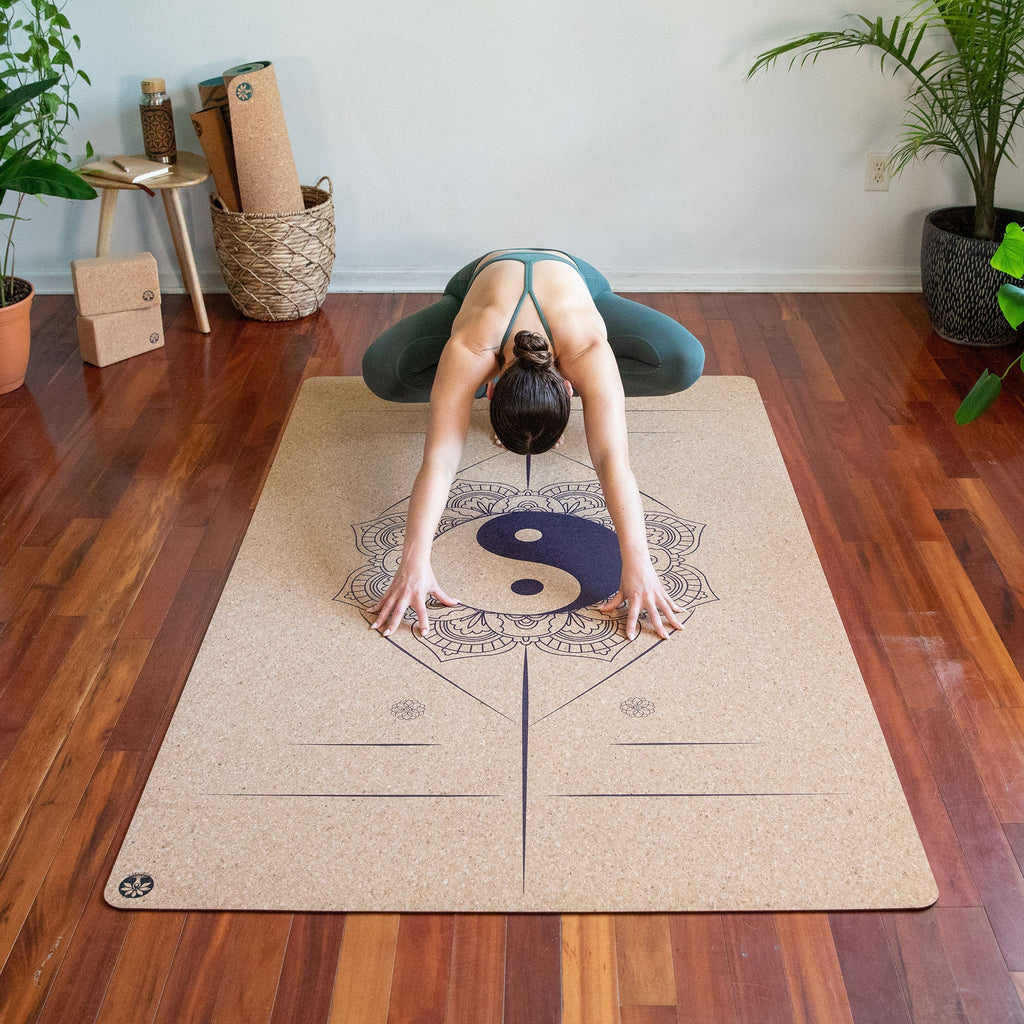 Balance and Unity Nomad XL Cork Yoga Mat Yoloha Yoga