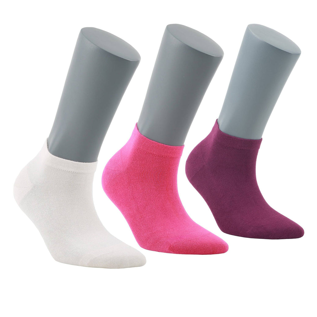 Women’s Bamboo Ankle Socks 12-Pack – Mixed Colors Soft Thin Low-Cut Socks Bambooven