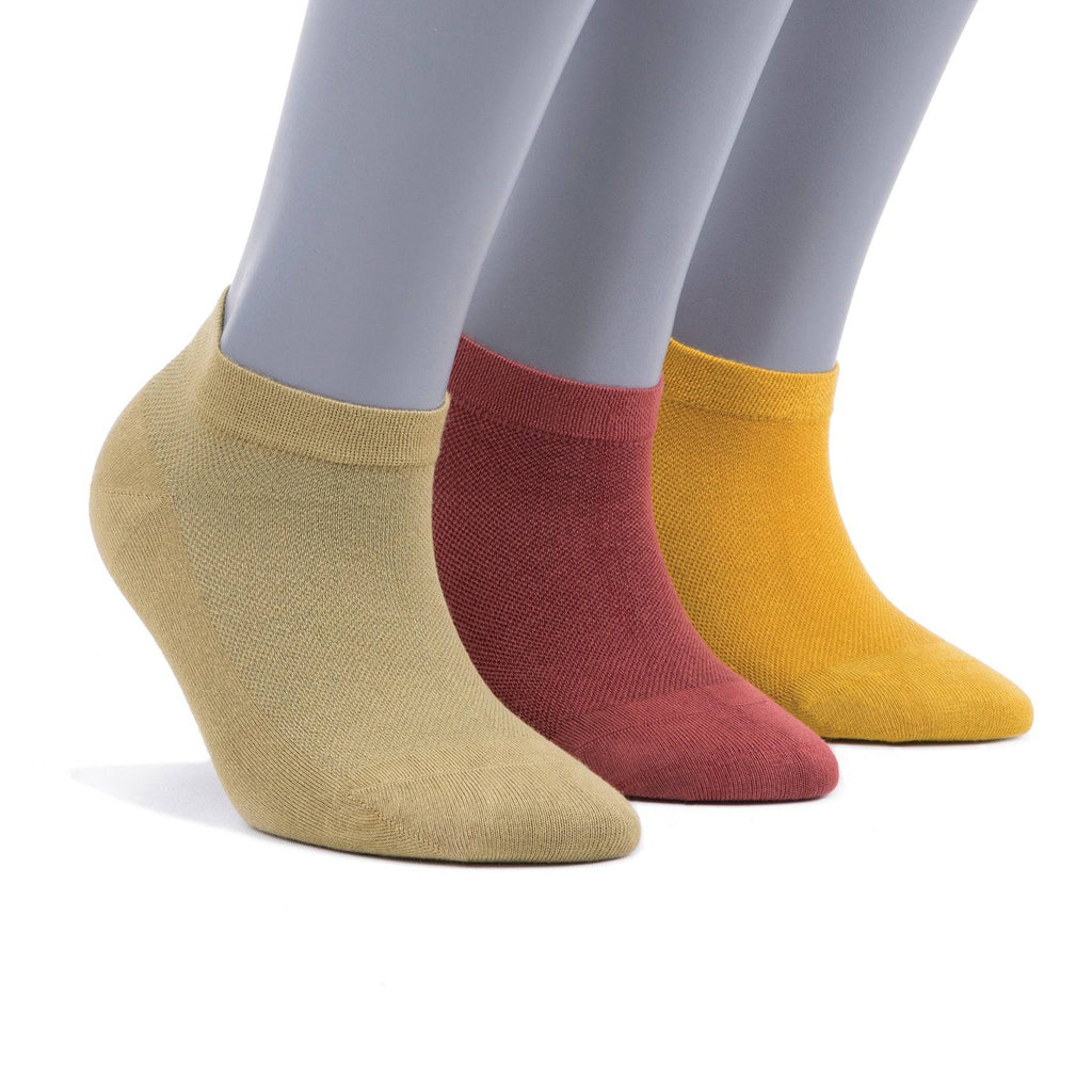 Women’s Bamboo Ankle Socks 3-Pack - 529 Bambooven