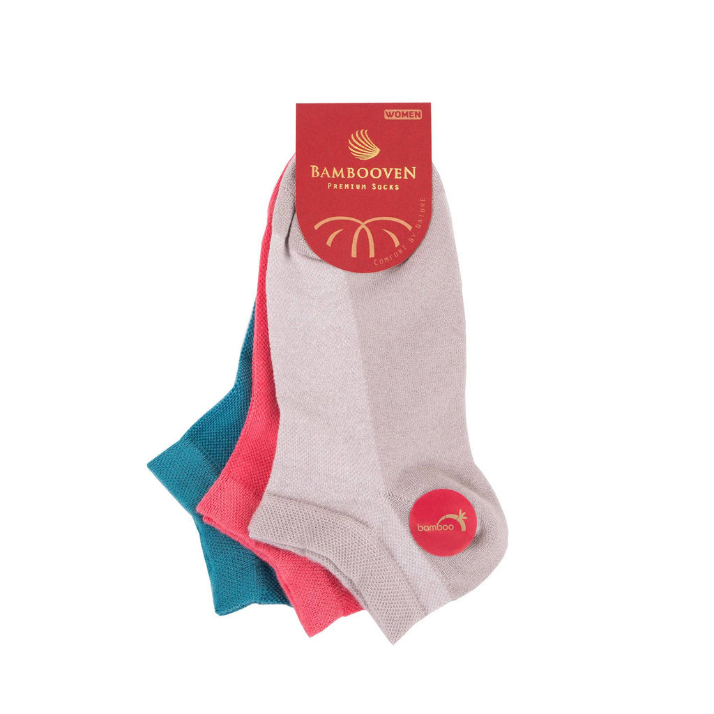 Women’s Bamboo Ankle Socks 3-Pack - 525 Bambooven