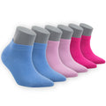 Women’s Bamboo Ankle Socks 6-Pack - 582 Bambooven
