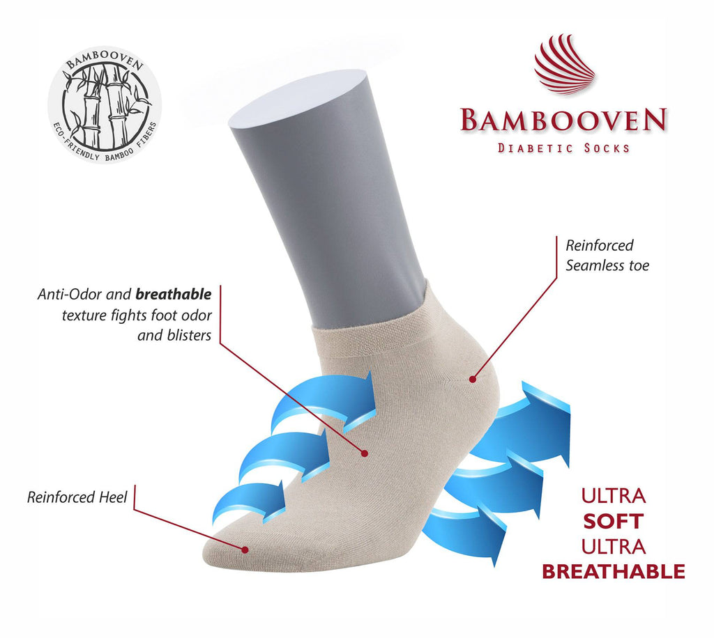 Women’s Bamboo Ankle Socks 8-Pack - 550 Bambooven