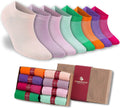 Women’s Bamboo Ankle Socks 8-Pack - 620 Bambooven