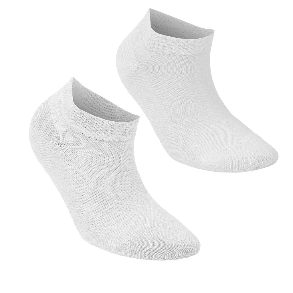 Women’s Bamboo Ankle Socks 8-Pack "White" - 631 Bambooven