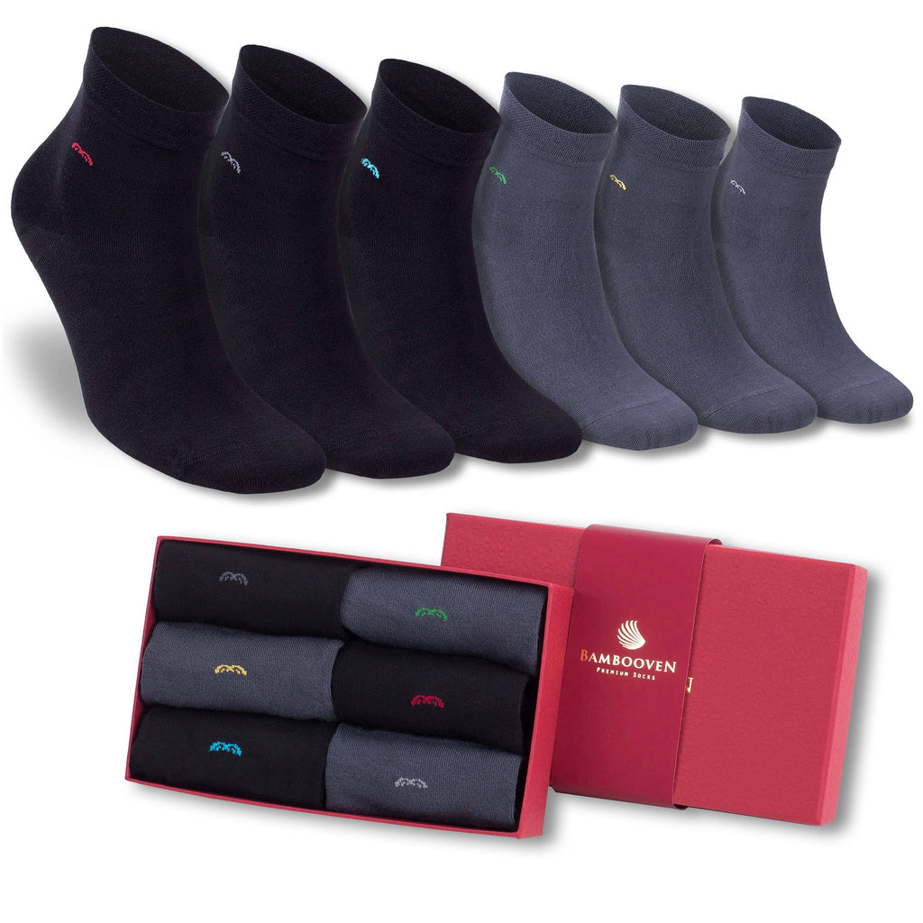 Men's & Women's Bamboo Ankle Socks 6-Pack Bambooven