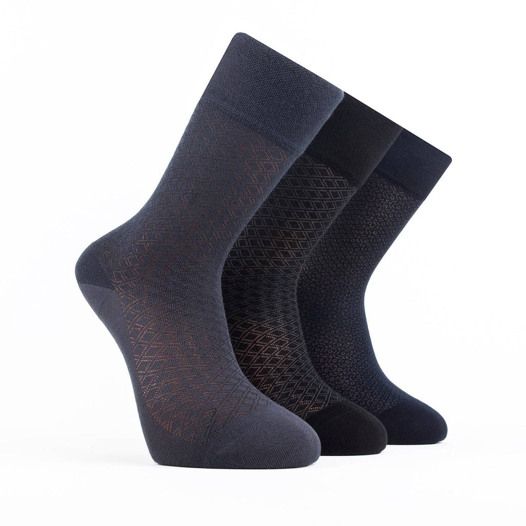 Men’s Bamboo Lightweight Dress & Trouser Socks 3-Pack - 509 Bambooven