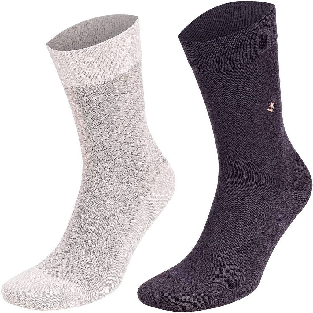 Men’s Bamboo Lightweight Dress & Trouser Socks – 8-Pack | Odor-Free, Breathable, Premium Comfort - 543 Bambooven