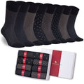 Men’s Bamboo Lightweight Dress & Trouser Socks - (8 Pack) 636 Bambooven