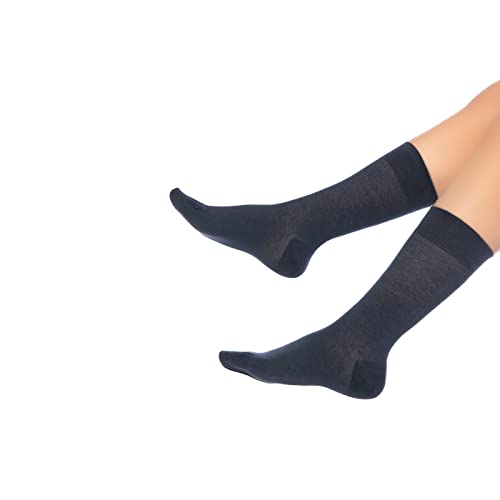 Crew Socks for Men and Women Colorful Cotton 6-Pack - 360 Bambooven