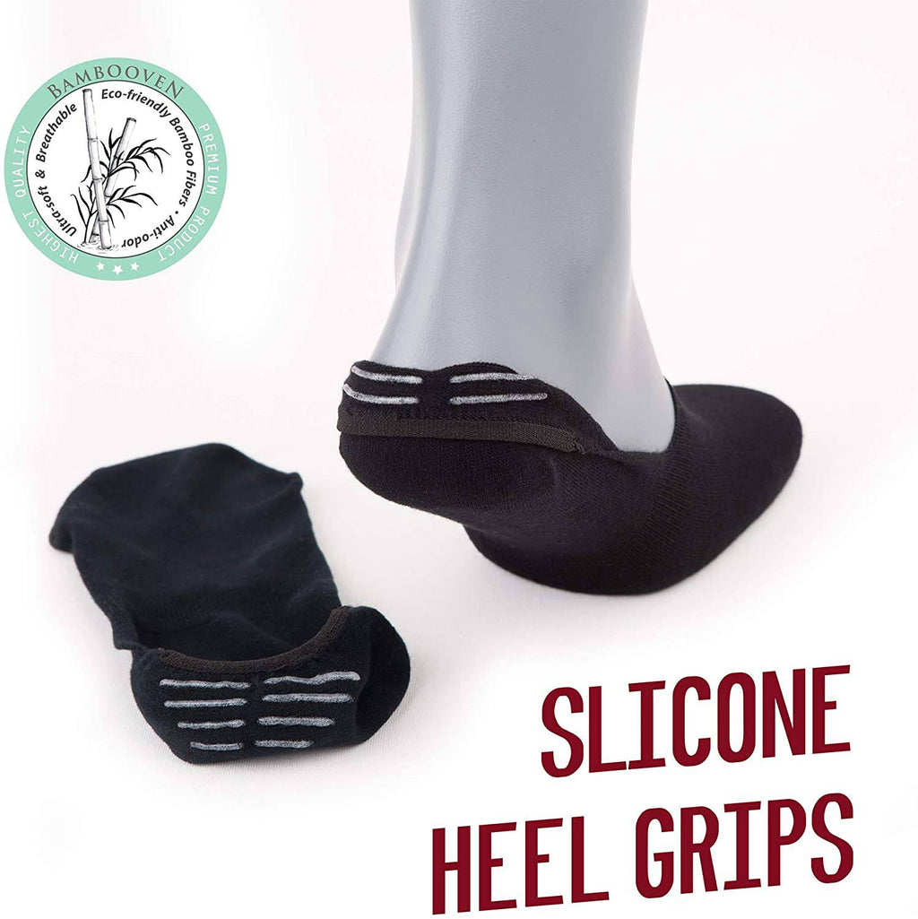 Women’s Bamboo No-Show Socks 6-Pack | Invisible, Breathable, Moisture-Wicking Socks - 612 Bambooven