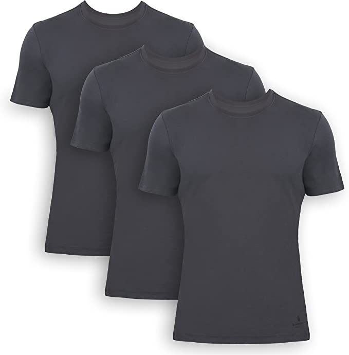 Men’s Bamboo Crew Neck Undershirts 3-Pack Bambooven