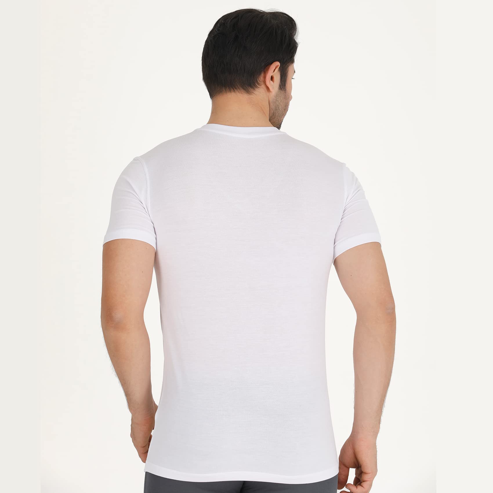 Men’s Bamboo V-Neck Undershirts 3-Pack Bambooven