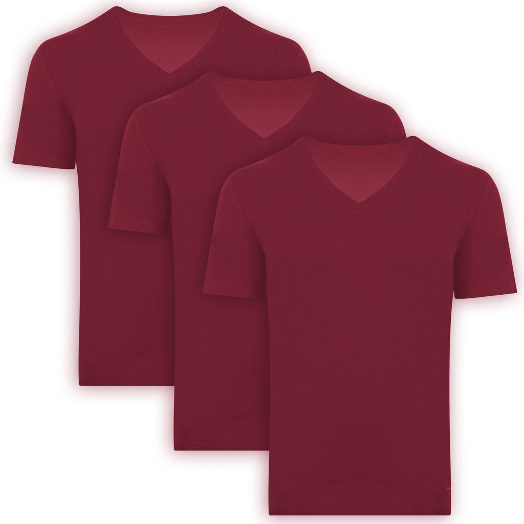 Men’s Bamboo V-Neck Undershirts 3-Pack Bambooven