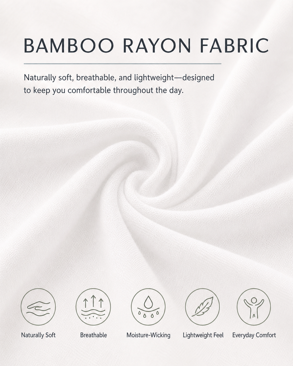 Men’s Bamboo V-Neck Undershirts 3-Pack Bambooven