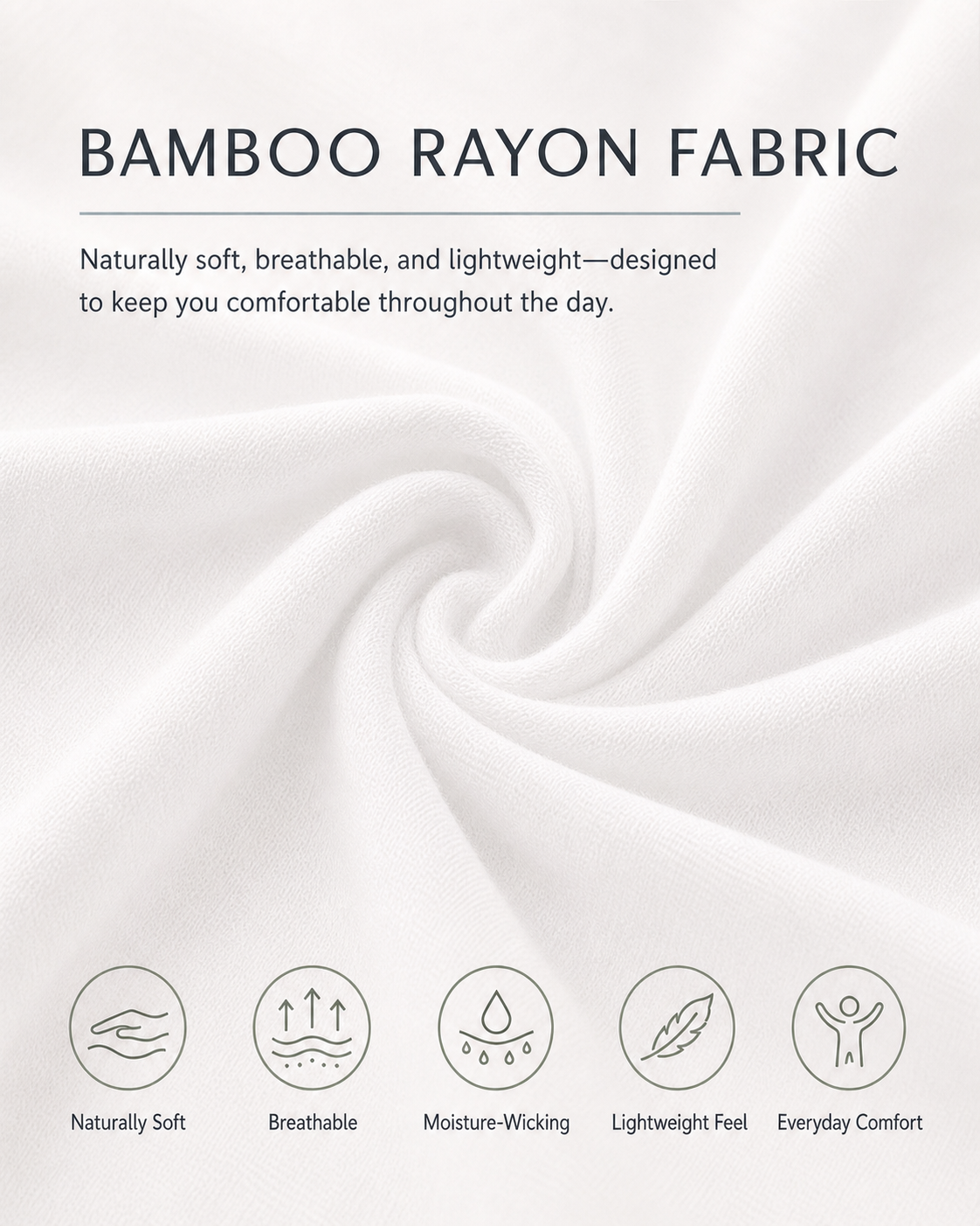Men’s Bamboo V-Neck Undershirts 3-Pack Bambooven