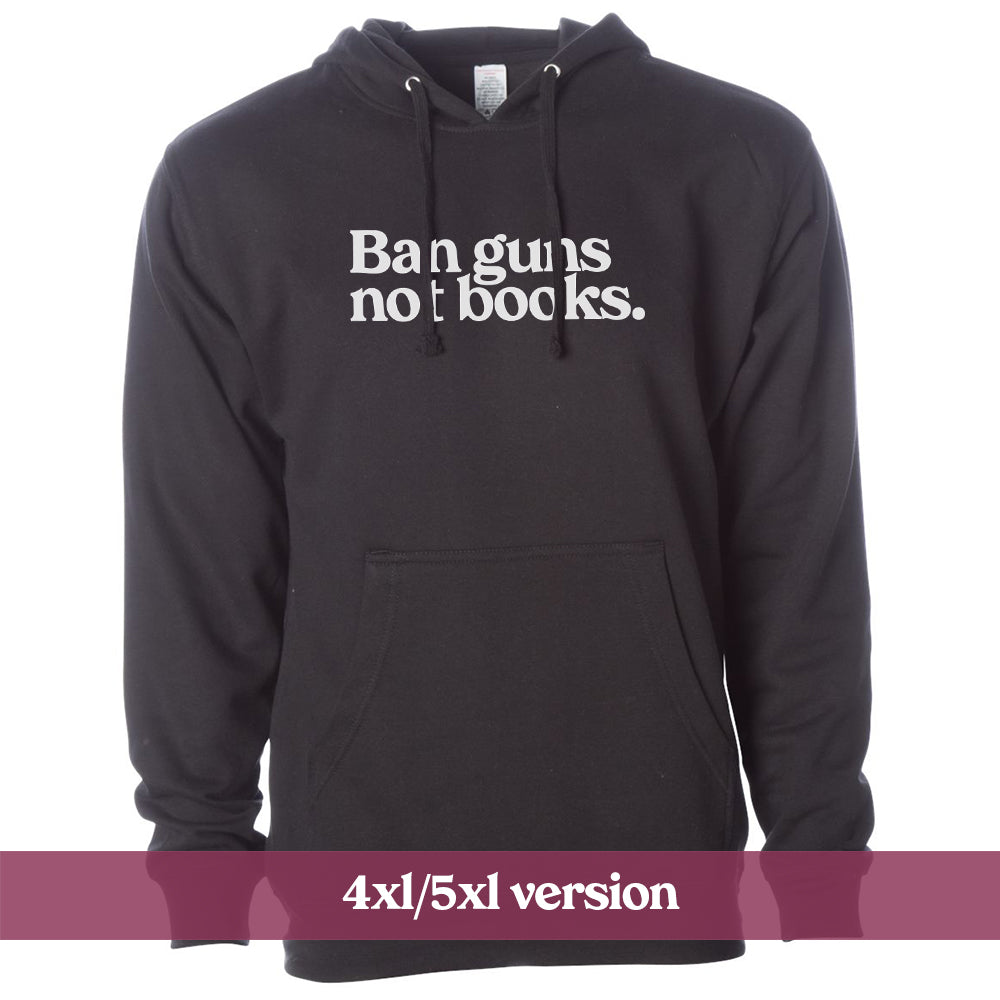 Ban Guns Not Books Pullover Fleece Kind Cotton