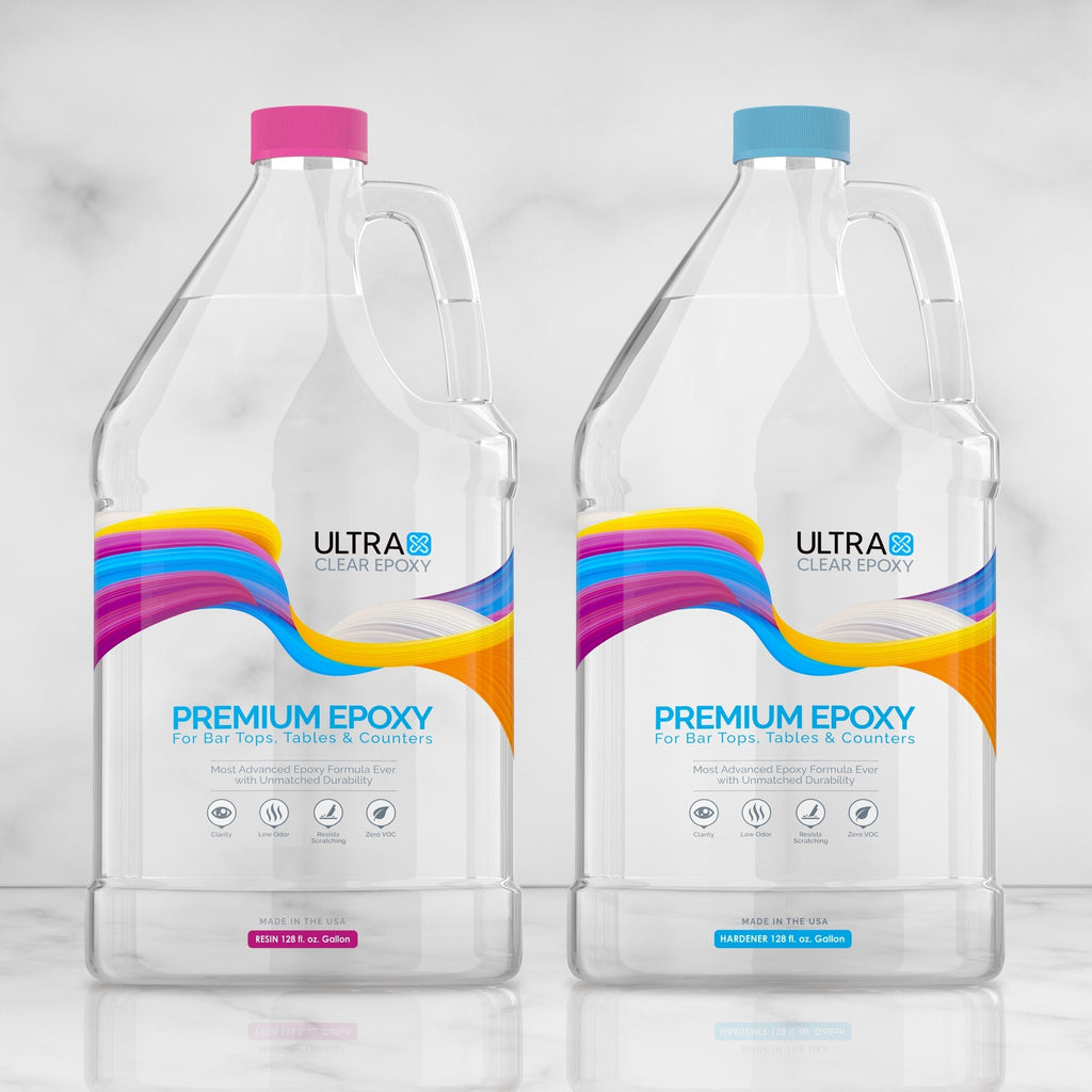 Bar Top and Table Top Clear Epoxy Resin 5 Gallons UltraClear Epoxy