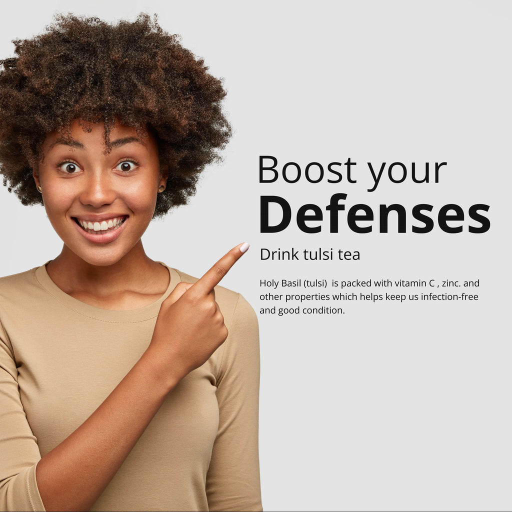 Akshit Dried Tulsi / Holy Basil Leaves | Tulsi Tea | Holy Basil Tea - 2.6oz Akshit