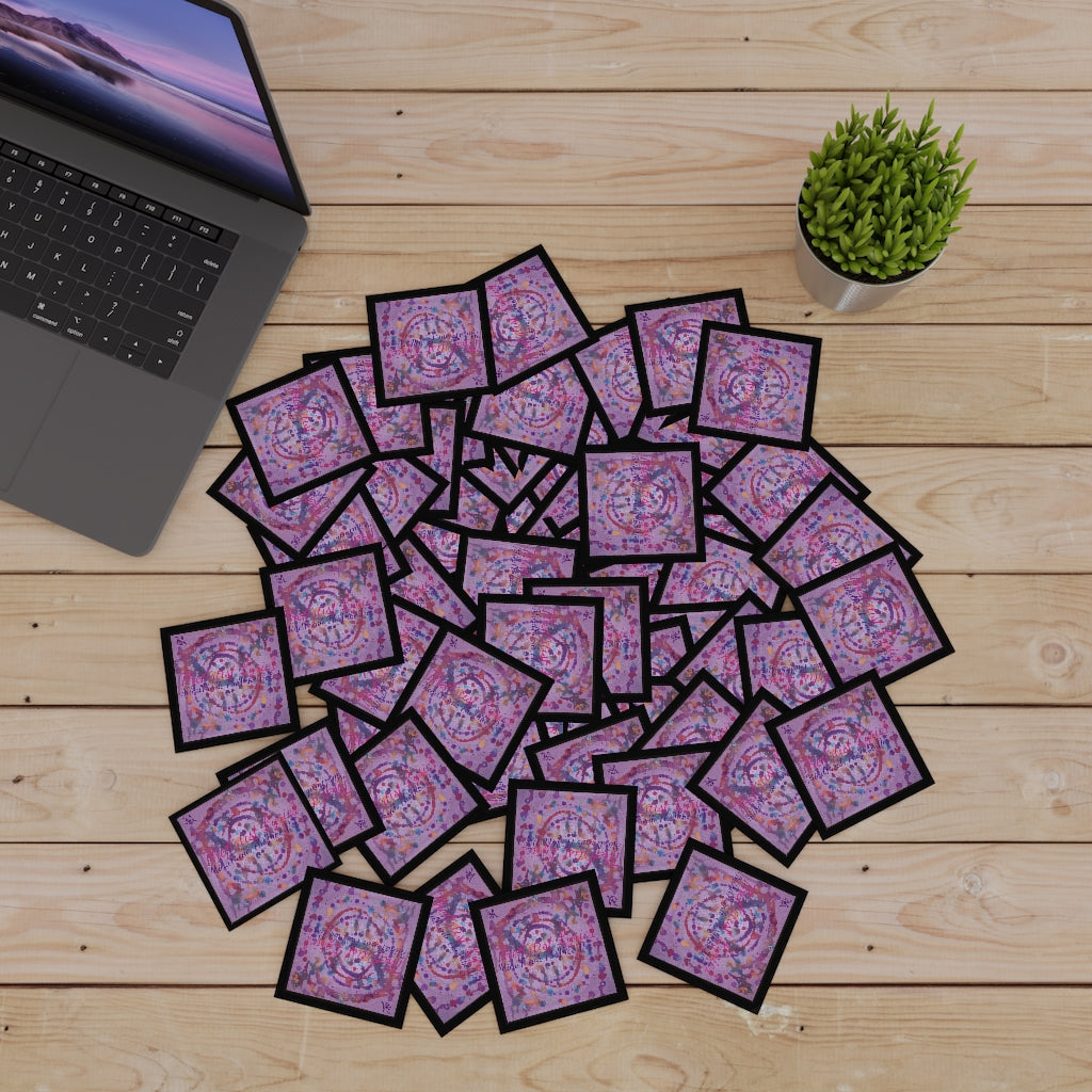 Copy of MindFreak TheVibe Vol. 1 (Album Art) Laminate Stickers, Square