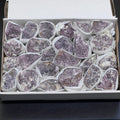 Lilac Lepidolite Crystals (Avg 3 LBs) Box Flat Bulk Wholesale Lot Rough Raw Stones Natural Gemstones Amazing Crystals