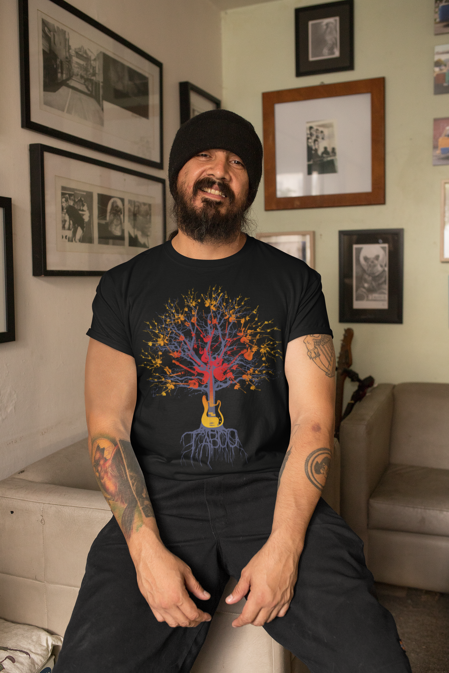 Gradient Guitar Tree T-Shirt Taboo