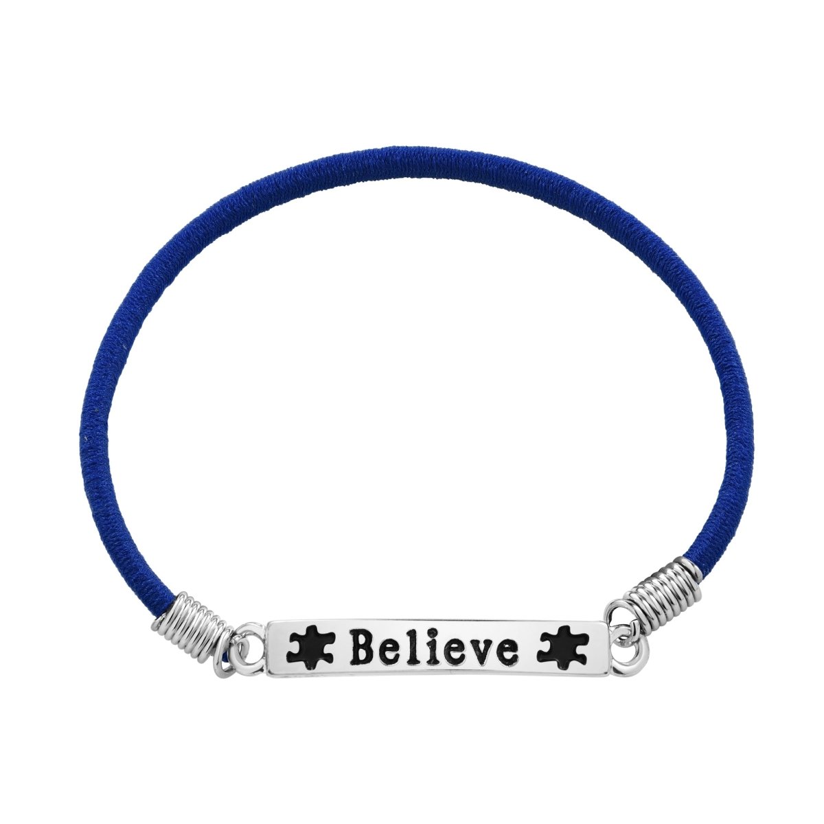 BELIEVE Autism Awareness Stretch Bracelets The Awareness Company