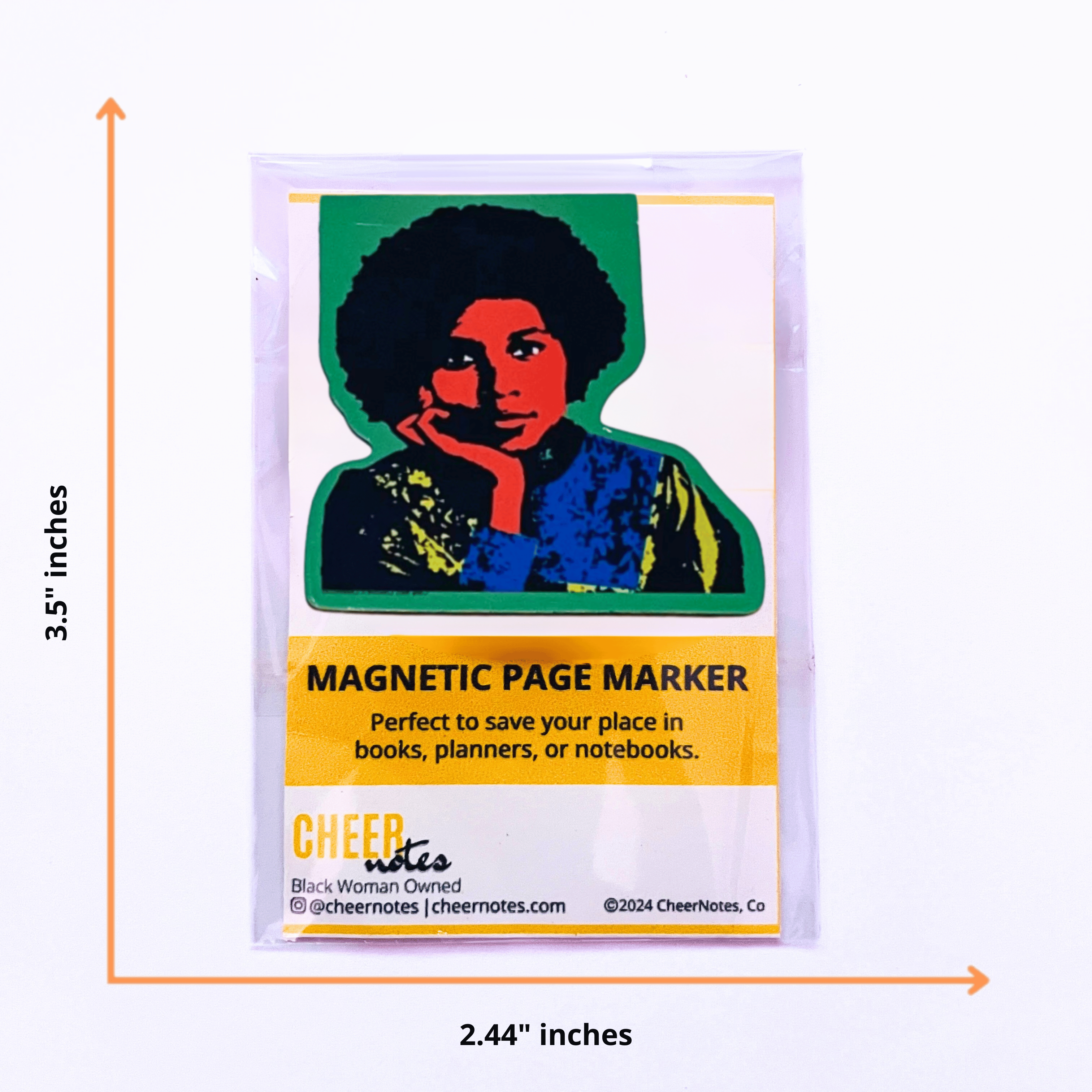 bell hooks Magnetic Page Marker CheerNotes
