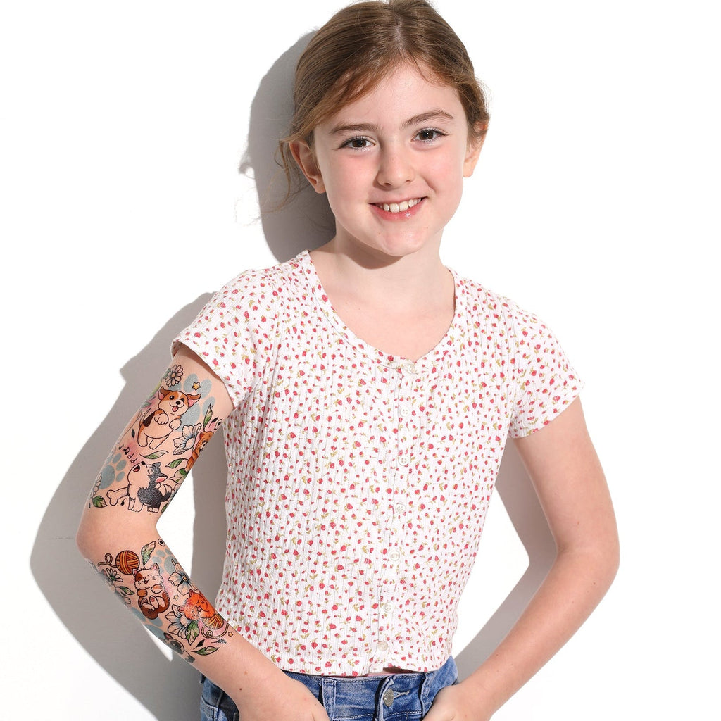 Best Furiends Full Sleeve Tattoo - Temporary Kids Tattoo Sleeve Tony Ray