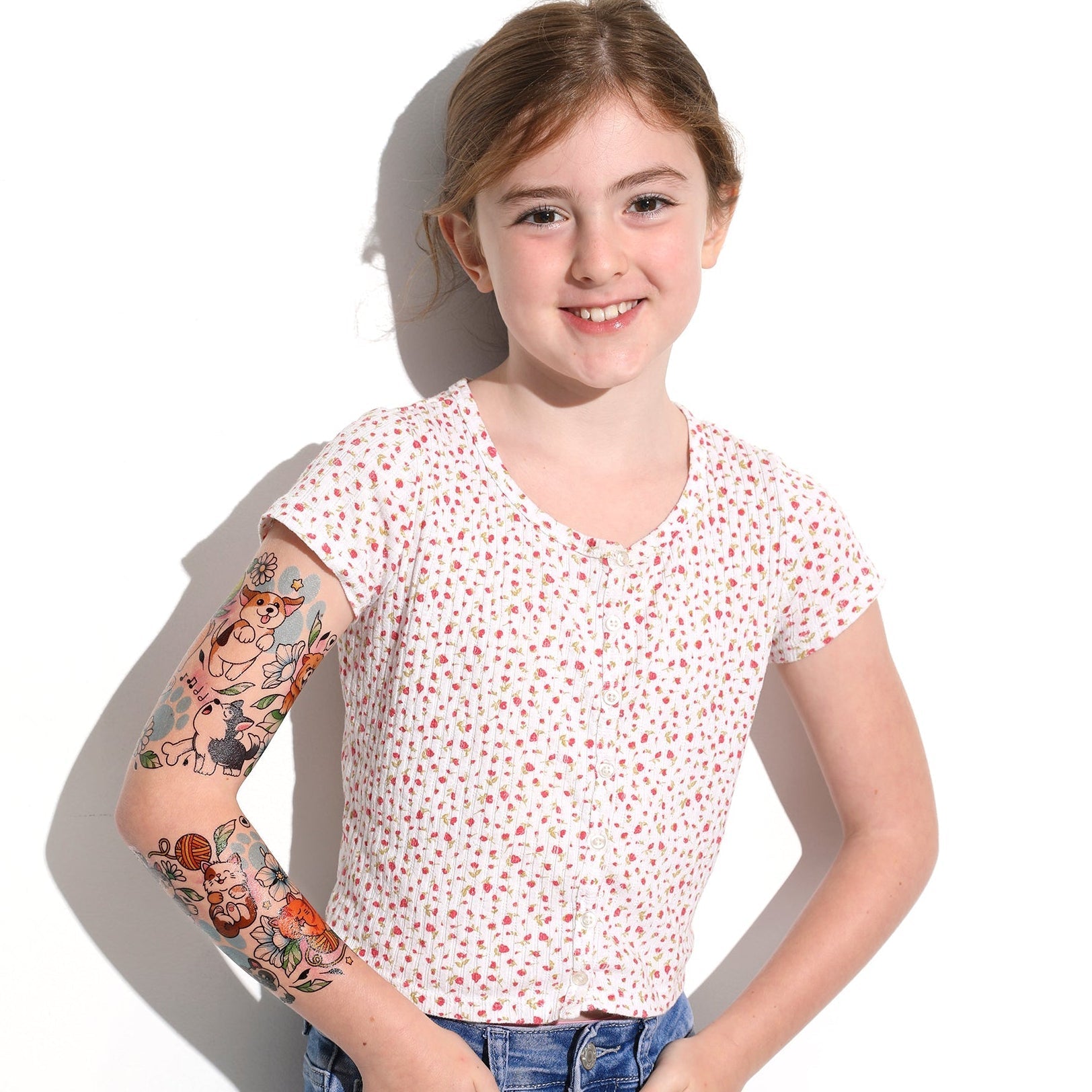 Best Furiends Full Sleeve Tattoo - Temporary Kids Tattoo Sleeve Tony Ray