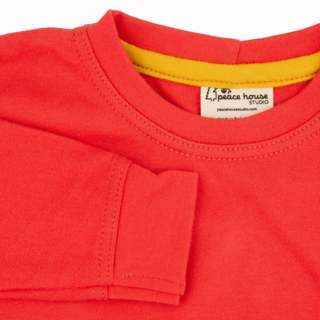 Adult Simple Sweatshirt Peace House Studio