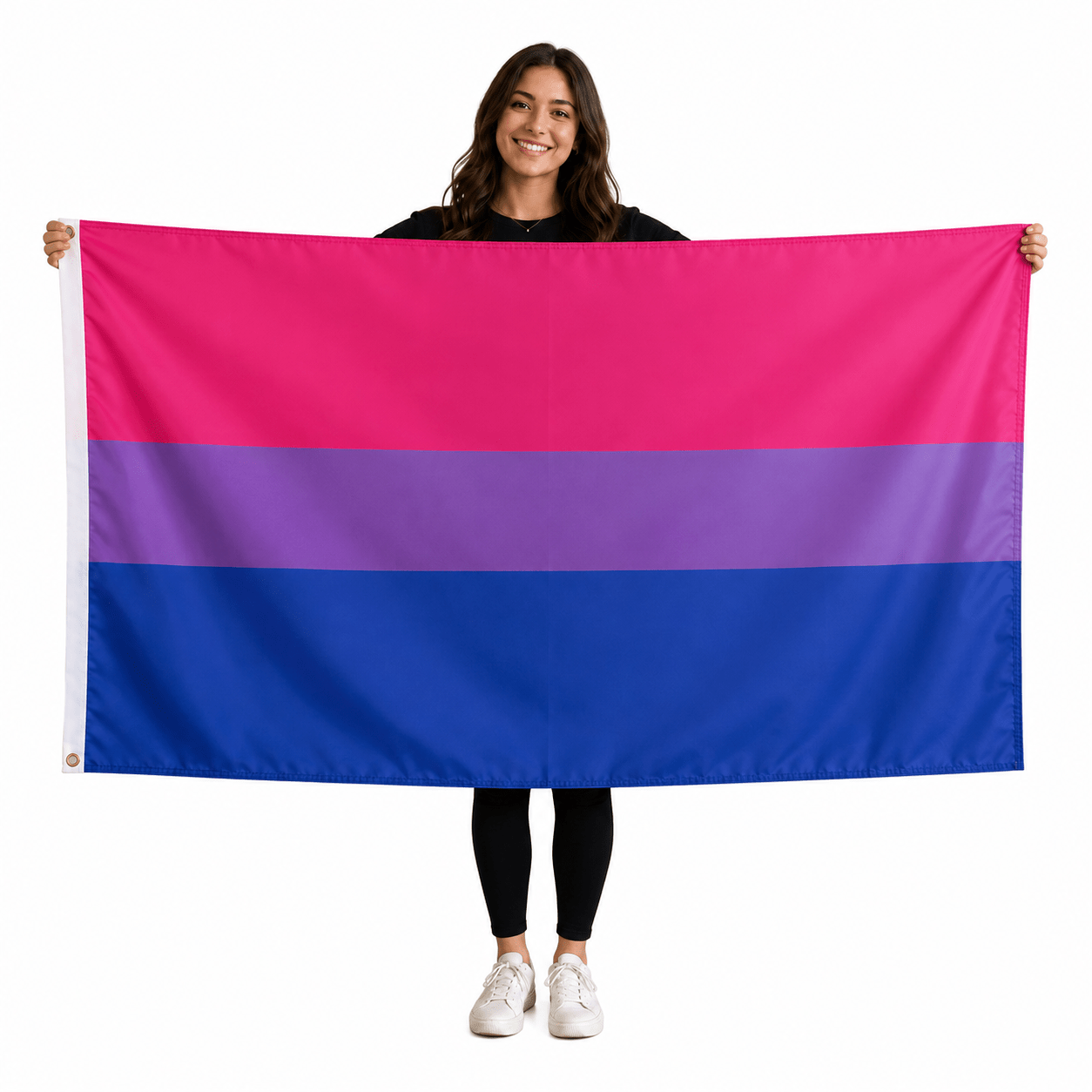 Bisexual 3 Feet by 5 Feet Nylon Flag The Awareness Company