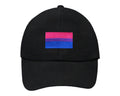 Bisexual Flag Baseball Hats in Black The Awareness Company