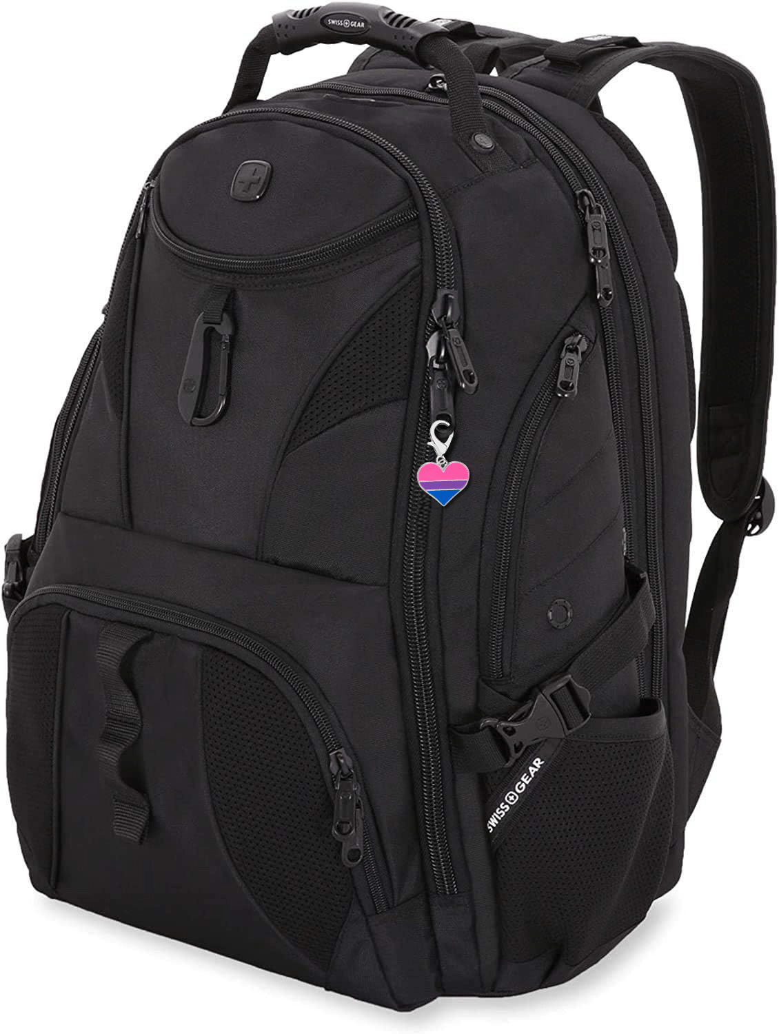 Bisexual Flag Heart Hanging Charms The Awareness Company