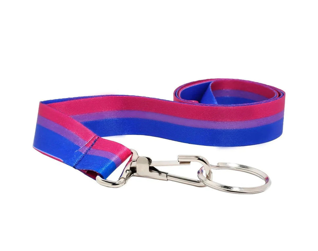 10 Pack Bisexual Flag Lanyards The Awareness Company
