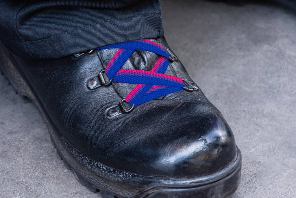 Bisexual Flag Shoe Laces (1 Pair) The Awareness Company