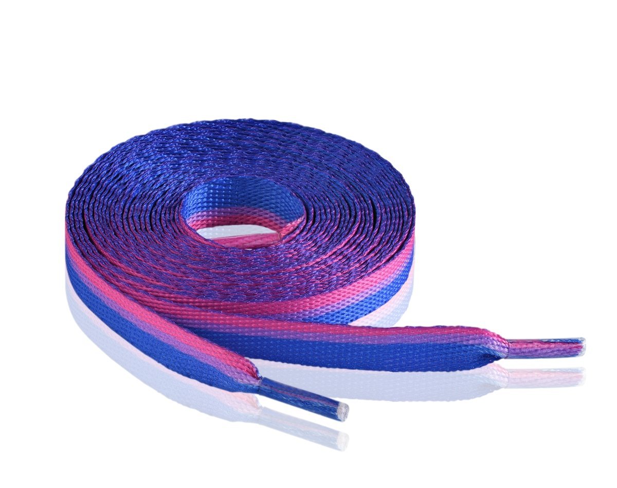 10 Pairs Bisexual Flag Shoe Laces The Awareness Company