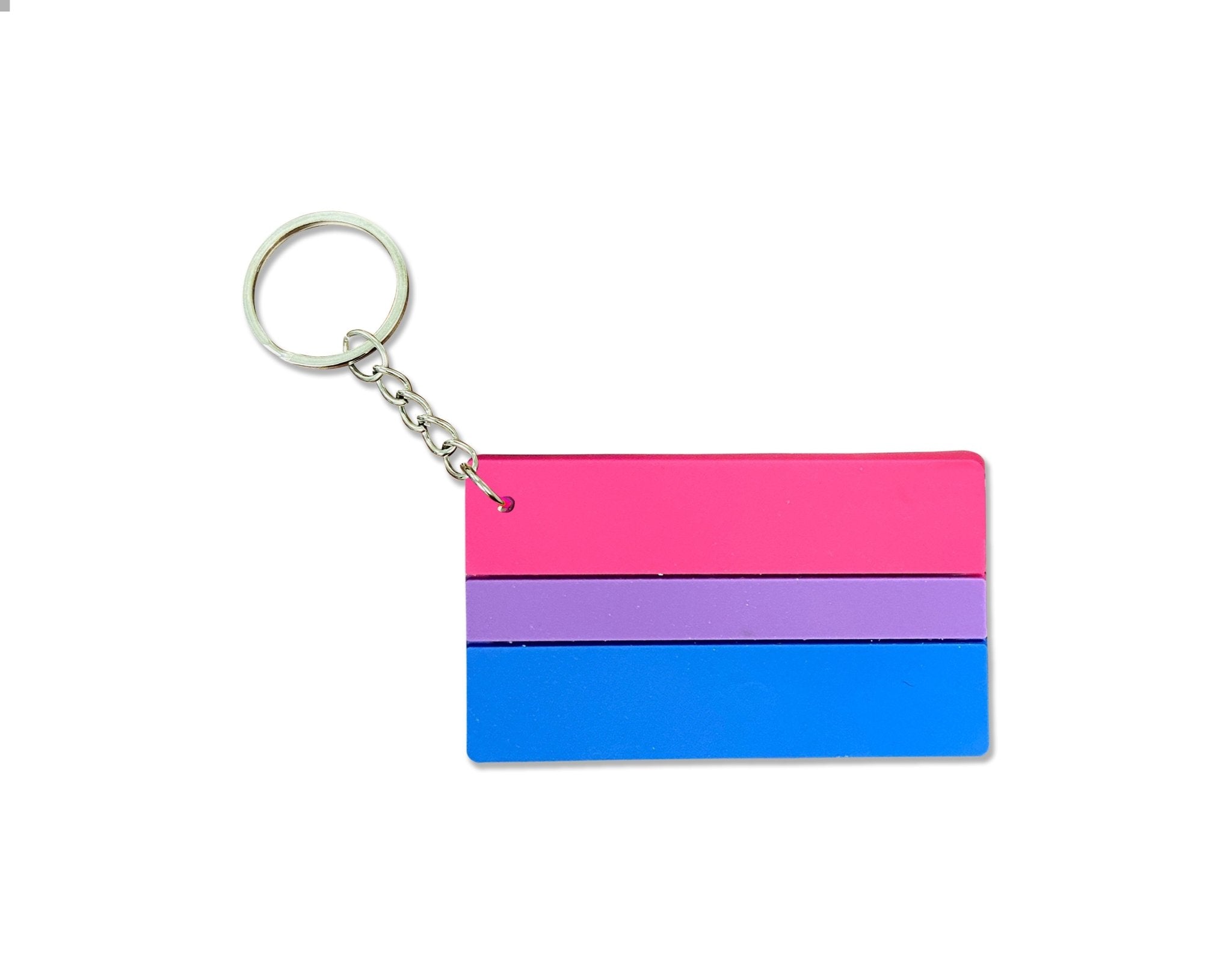 25 Pack Bisexual Pride Flag Keychains The Awareness Company