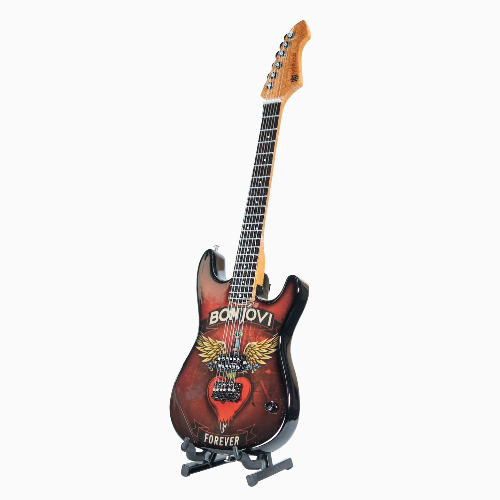 Bon Jovi Forever Tour Collectible Miniature Guitar The Mini Axe