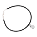 Black Cord Apple Charm Bracelets The Awareness Company