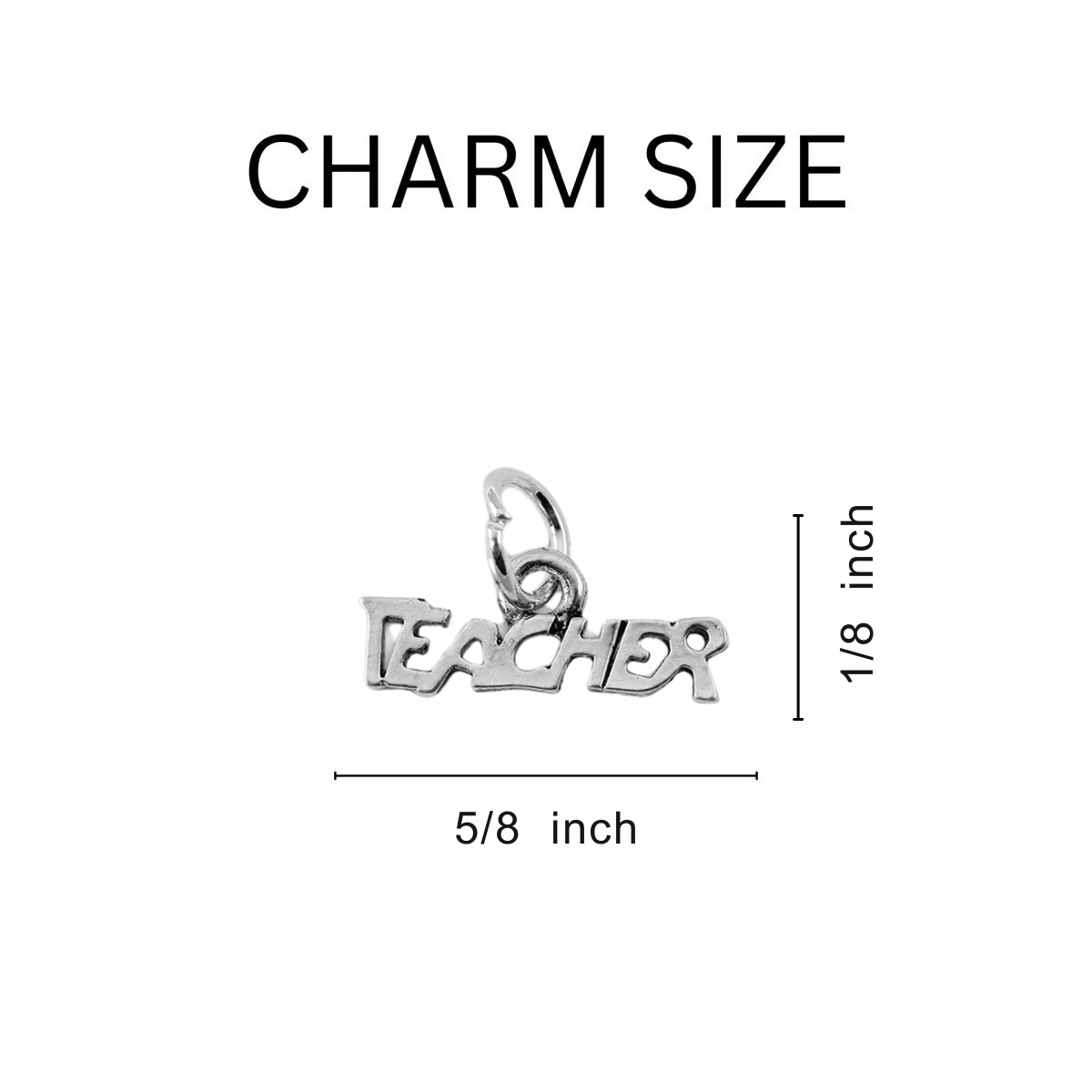 Black Cord Teacher Charm Bracelets The Awareness Company