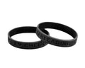 Black I Love Cheerleading Silicone Bracelets The Awareness Company