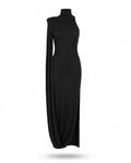 Radiant High Neck Maxi Dress Boho Brown