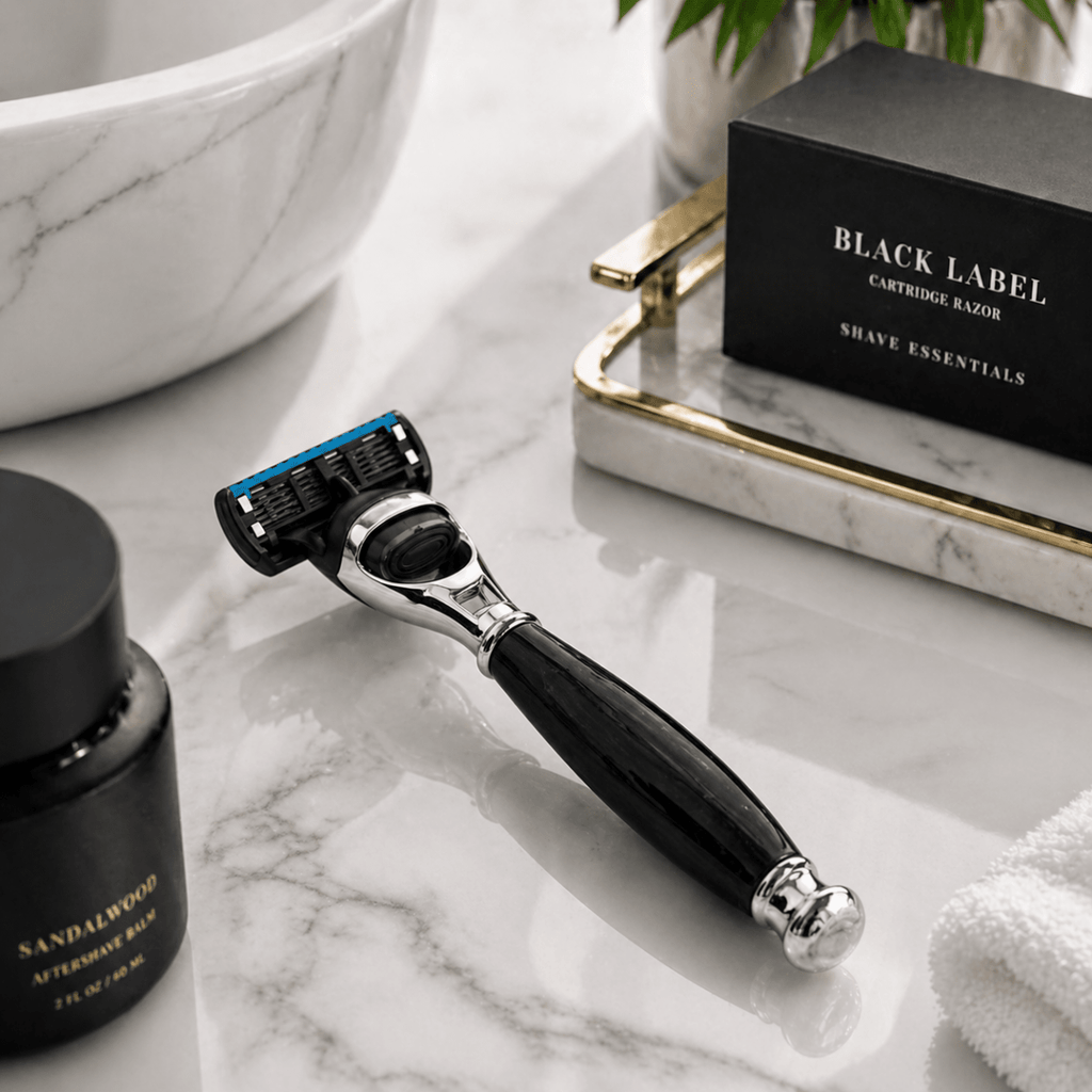 Black Label Cartridge Razor Shave Essentials