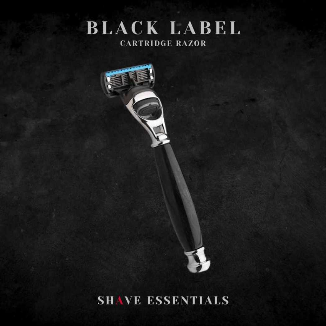 Black Label Cartridge Razor Shave Essentials