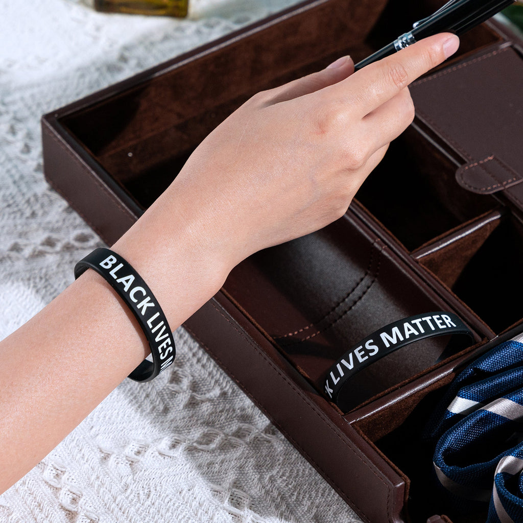 Black Lives Matter Silicone Bracelets The Awareness Company