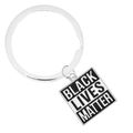 Black Lives Matter Split Style Keychains The Awareness Company