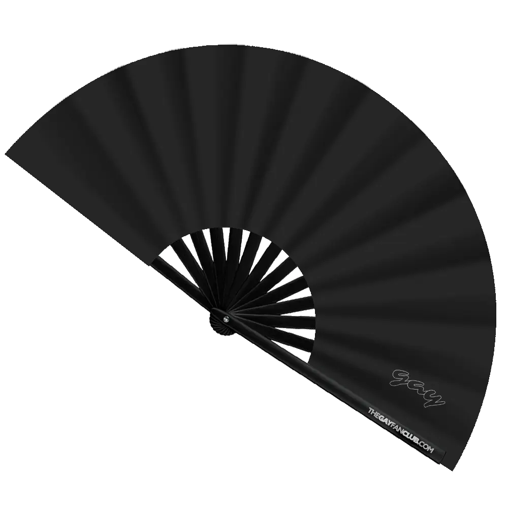 Matte Black Fan The Gay Fan Club