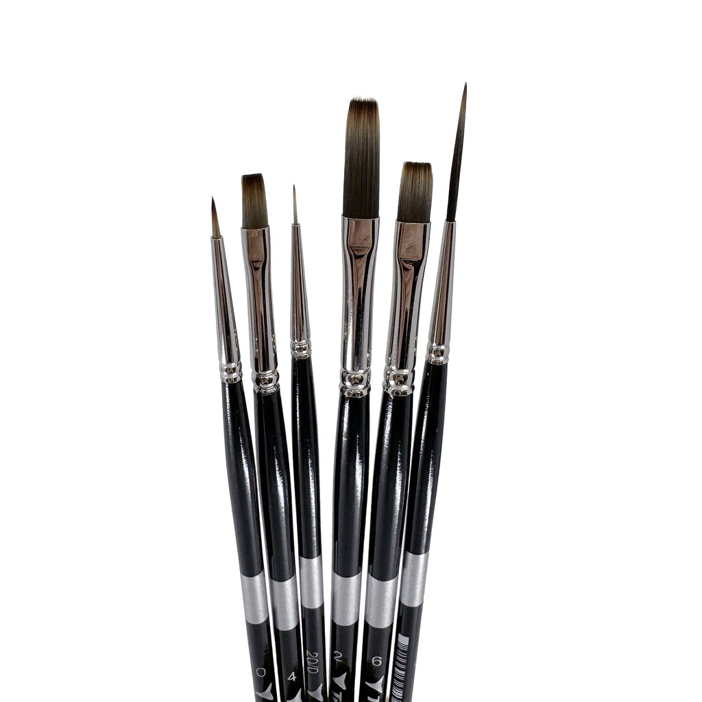Trekell Spectrum Long Handle Top Sellers Brush Set Trekell Art Supplies